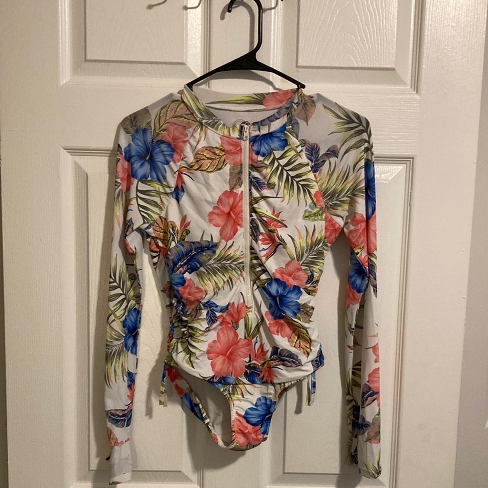 Floral Kid's Swimsuit One-piece